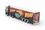 TEKNO SCANIA 4 SERIE  MET 3 ASSIGE KOELOPLEGGER BEAU COUGAR, Ophalen of Verzenden, Nieuw, Bus of Vrachtwagen, Tekno