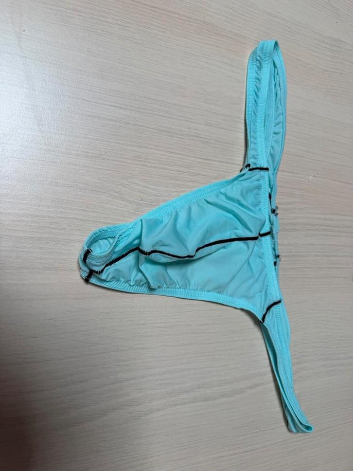 Heren String - Maat M, Kleding | Heren, Ondergoed, Blauw, Ophalen of Verzenden