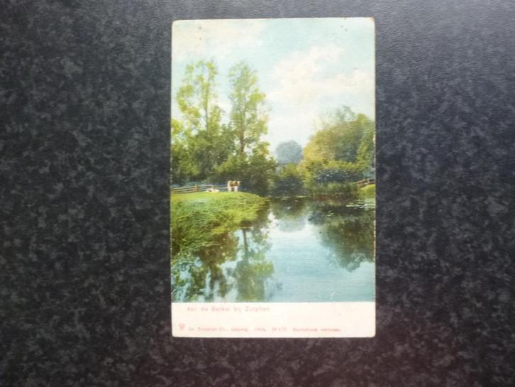 ZUTPHEN aan de berkel 1908 KleinR Barsingerhorn Gr A`dam Hel, Verzamelen, Ansichtkaarten | Nederland, Gelderland, Voor 1920, Ophalen of Verzenden