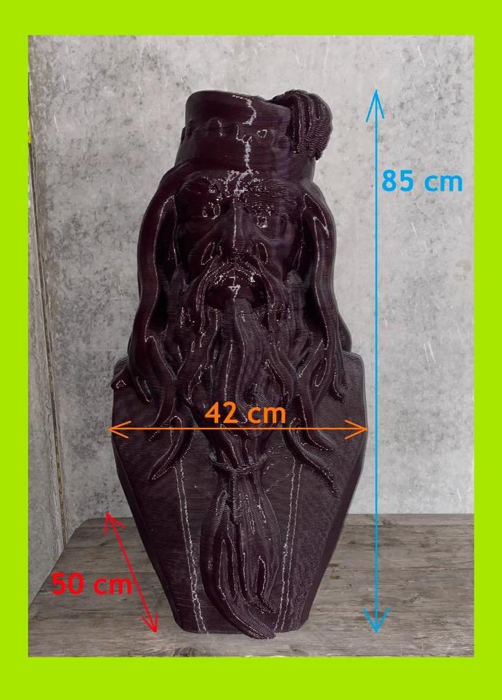 XXL 3D-geprint beeld "professor Albus Perkamentus", Antiek en Kunst, Kunst | Designobjecten, Ophalen