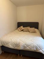 IKEA DUNVIK boxspring 160200 cm + matras HÖVÅG – compleet, Huis en Inrichting, Slaapkamer | Boxsprings, Ophalen, Gebruikt, Tweepersoons