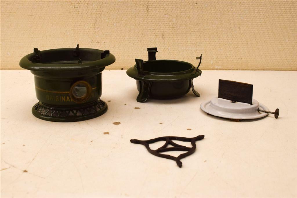 Emaille original Haller petroleumstel 49586, Antiek en Kunst, Antiek | Emaille, Ophalen of Verzenden