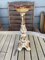 Gietijzeren kandelaar brocante landelijk, Ophalen, Gebruikt, Metaal, 25 tot 50 cm