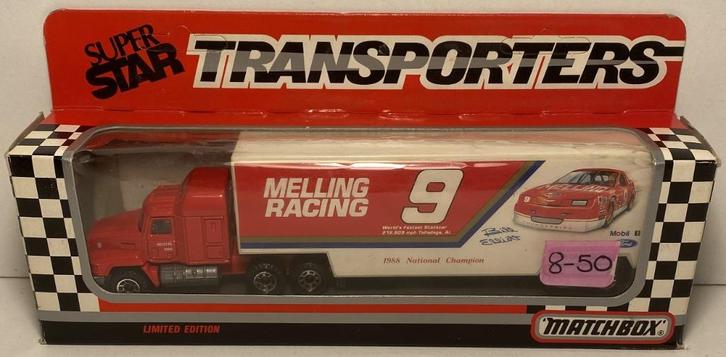 Matchbox CY-107 A-1 Mack CH600 MELLING RACING, Hobby en Vrije tijd, Modelauto's | Overige schalen, Zo goed als nieuw, Bus of Vrachtwagen