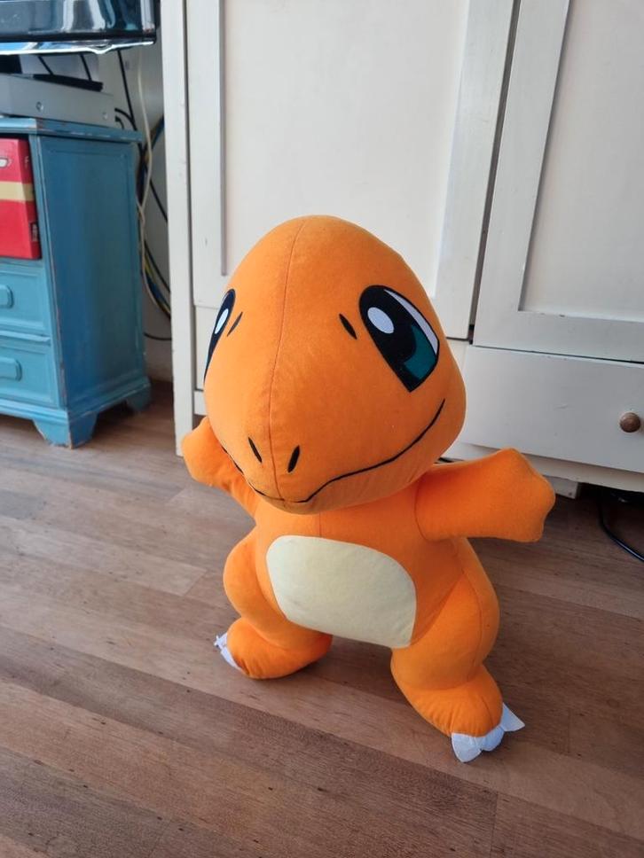 Charmander Knuffel - Pokémon uit 2018 groot 50cm, Kinderen en Baby's, Speelgoed | Knuffels en Pluche, Zo goed als nieuw, Overige typen
