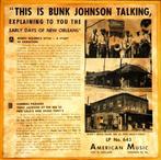 Bunk Johnson – This Is Bunk Johnson Talking, Cd's en Dvd's, Vinyl | Jazz en Blues, 10 inch, 1940 tot 1960, Blues, Zo goed als nieuw