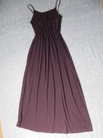 Lange auberginekleurige jurk maat 34 (XS), Nieuw, Maat 34 (XS) of kleiner, Ophalen of Verzenden, Onder de knie