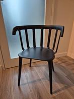 zwarte kunstof armstoel van Ikea, Huis en Inrichting, Stoelen, Ophalen, Kunststof, Zwart, Zo goed als nieuw