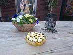 Koraalvaas/tulpenvaas/ toeter vaas goud, Overige materialen, Overige kleuren, Nieuw, Ophalen of Verzenden