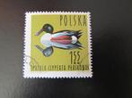 Postzegel Vogel: Slobeend uit Polen, Ophalen of Verzenden, Gestempeld, Dier of Natuur