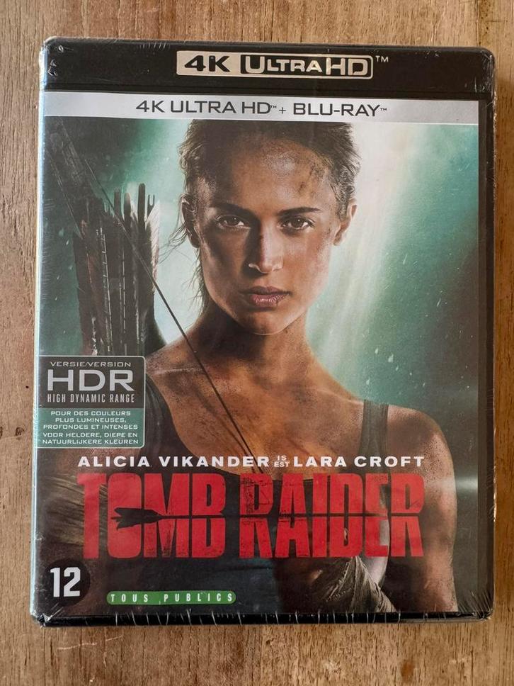 Tomb raider 4K ultra HD blu ray NL NLO - nieuw in seal, Cd's en Dvd's, Blu-ray, Nieuw in verpakking, Actie, Ophalen of Verzenden