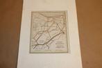 Antieke handgekleurde kaart - Gemeente Beerta - 1862 !!, Boeken, Atlassen en Landkaarten, Gelezen, Ophalen of Verzenden, Landkaart