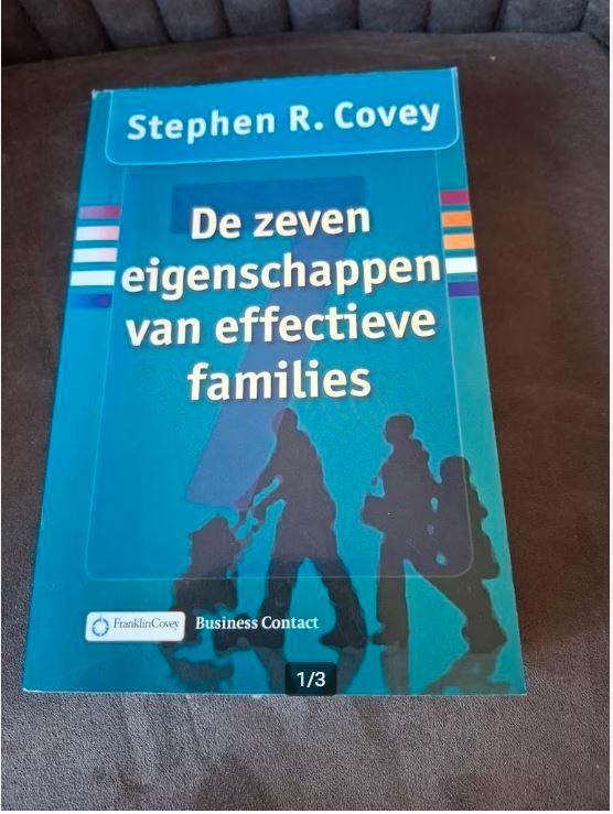 De zeven eigenschappen van effectieve families, Boeken, Psychologie, Zo goed als nieuw, Sociale psychologie, Ophalen of Verzenden