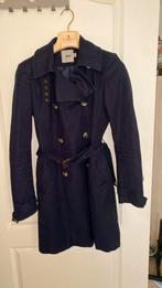 ASOS Trenchcoat Maat 36 (S) - Blauw, Ophalen of Verzenden, Zo goed als nieuw, Maat 36 (S), Blauw