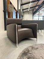 Leolux Oblomov fauteuil bruin leer Design stoel Tamtam, Leolux, Nieuw, Ophalen of Verzenden, Leer