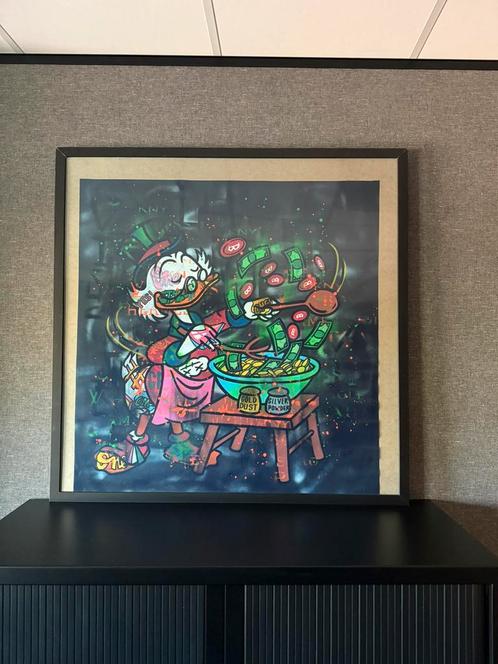 Kuntswerk (schilderij) - Moabit - Uncle Scrooge  Little Chef, Antiek en Kunst, Kunst | Schilderijen | Abstract, Ophalen