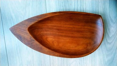 houten serveerschaal jaren 70 of 60 retro, Huis en Inrichting, Keuken | Servies, Zo goed als nieuw, Schaal of Schalen, Overige stijlen