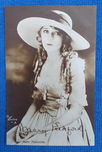 Mary Pickford. Oude originele postkaart circa 1923. beschikbaar voor biedingen