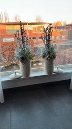 2 vazen decoratie 88 cm hoog, Huis en Inrichting, Ophalen, Zo goed als nieuw