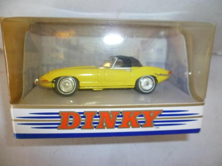 Matchbox Dinky DY 18 Jaguar E Type MK 1 1/2 geel 1:43 modela, Hobby en Vrije tijd, Modelauto's | 1:43, Nieuw, Auto, Matchbox, Ophalen of Verzenden