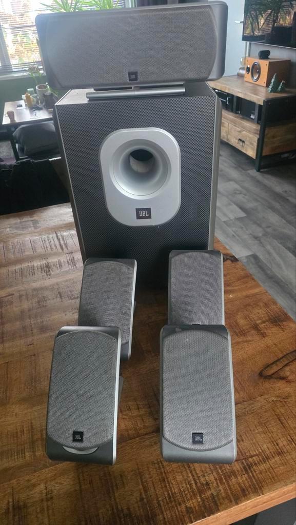 JBL 5.1 Surround Set - Krachtige Subwoofer, Audio, Tv en Foto, Luidsprekers, Gebruikt, Complete surroundset, 60 tot 120 watt, JBL