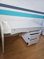 Gautier bureau wit, Ophalen, Met wielen, Gebruikt, Bureau