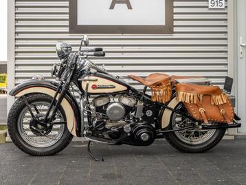 Harley-Davidson WL 750 black/creme (bj 1947) beschikbaar voor biedingen