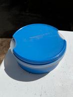 Tupperware blauwe koekjestrommel voorraaddoos, Ophalen of Verzenden, Zo goed als nieuw, Blauw