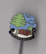 Driebergen CBC Ons Centrum emaille speldje, Verzamelen, Speldjes, Pins en Buttons, Gebruikt, Niet vindbaar, Niet vindbaar, Speldje of Pin