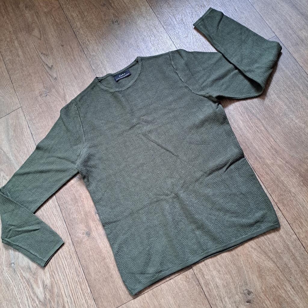 trui groen mt 164/170, Kinderen en Baby's, Kinderkleding | Maat 164, Trui of Vest, Ophalen of Verzenden, Zo goed als nieuw, Jongen