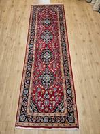 Vintage handgeknoopt perzisch tapijt loper kashan 297x92, Info@SlatsAntiek.nl, Perzisch, 200 cm of meer, Rechthoekig