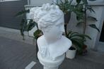 Mooi groot vintage brocante borstbeeld / buste op zuil., Ophalen