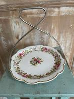 Vintage schaal met handvat / etagere. James kent old foley., Ophalen, Zo goed als nieuw