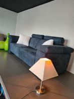 Uitverkoop! Italiaans ontwerp 2,5 zitsbank donkerblauw, Ophalen of Verzenden, Zo goed als nieuw, 75 tot 100 cm, Vierpersoons of meer