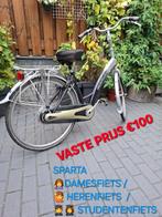 SPARTA ION D46 VULKAAN ZWART/ALU DAMESFIETS🧏‍♀️👩‍🎓🙋👨‍🎓, Ophalen, Sparta, 56 cm of meer, Zo goed als nieuw