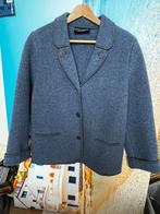 Giesswein wollen jas, blazer, blauw, mt 38, M, zgan, Maat 38/40 (M), Blauw, Ophalen of Verzenden, Zo goed als nieuw