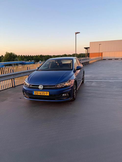 Volkswagen Polo 1.0 TSI R-line 95pk 2019 Blauw, Auto's, Volkswagen, Particulier, Polo, Benzine, Hatchback, Handgeschakeld, Origineel Nederlands