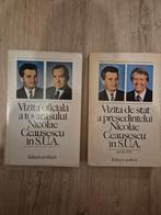 Ceausescu Propaganda Boeken VS staatsbezoeken 1973 & 1978, Verzenden, Gelezen
