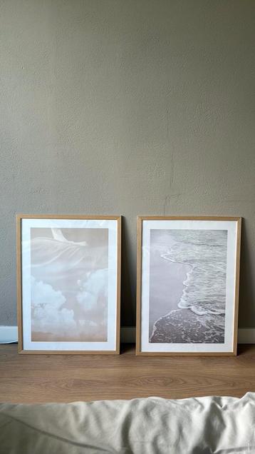 Houten fotolijsten met poster beschikbaar voor biedingen