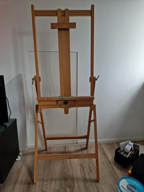 Grote schildersezel, Hobby en Vrije tijd, Schilderen, Gebruikt, Ezel, Ophalen