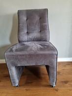 6 nette eetkamerstoelen, Huis en Inrichting, Stoelen, Ophalen, Overige materialen, Gebruikt, Grijs