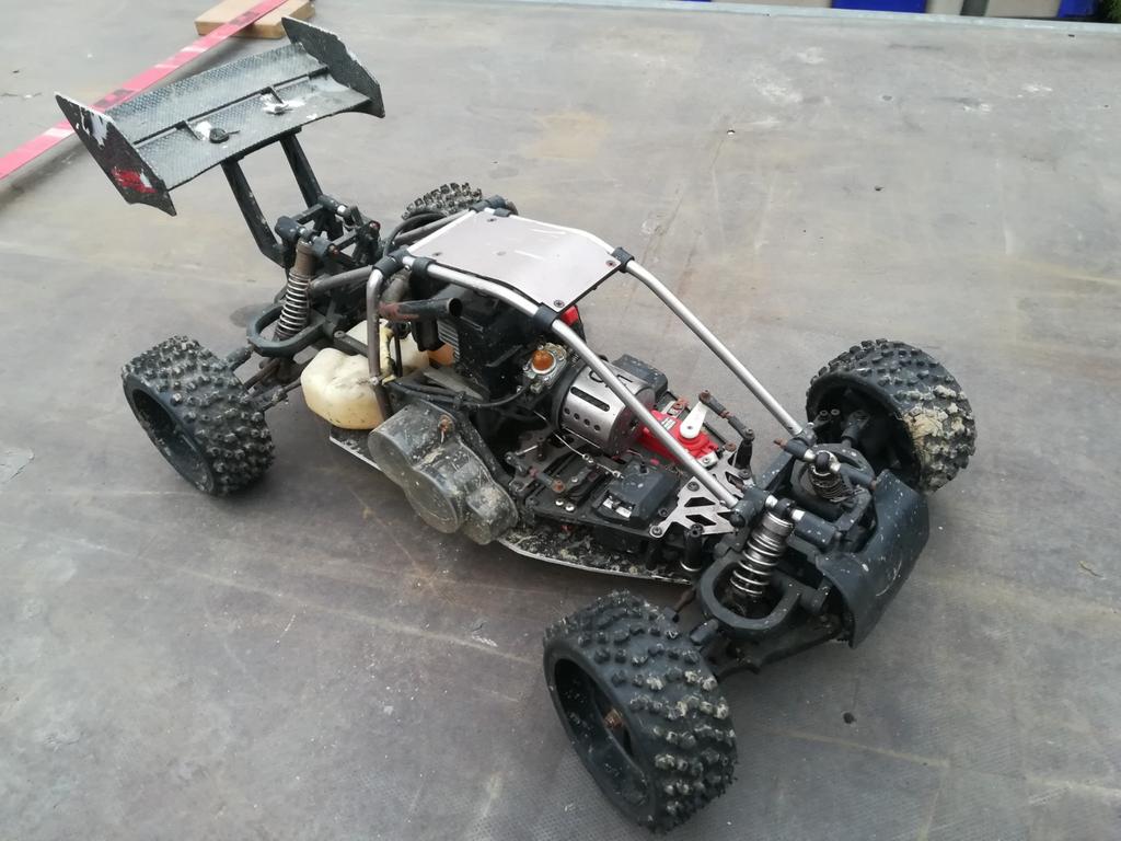 Reely carbon 1:5/6 benzine RC auto, Hobby en Vrije tijd, Ophalen, Overige schalen, Auto offroad