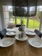 Oud servies - 6 grote onderborden, Ophalen, Gebruikt, Bord(en), Overige stijlen