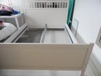 Ikea Hemnes bedframe 140x200m, Ophalen, Verstelbaar, Wit, Tweepersoons