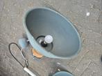 Grijze hanglamp (en), Huis en Inrichting, Ophalen of Verzenden, Zo goed als nieuw, Minder dan 50 cm