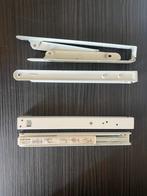 Wandhouders inklapbaar wit, Ophalen of Verzenden, Zo goed als nieuw, 250 mm of meer, Schroeven