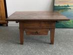 Spaanse salontafel eikenhout vierkant, Ophalen