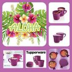 Tupperware Aloha Bekers / Aloha mokken- Nieuw!, Huis en Inrichting, Keuken | Tupperware, Ophalen of Verzenden, Nieuw, Paars, Beker of Kan