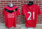 Manchester United 2009-10 thuis shirt Nike maat M #21, Maat M, Ophalen of Verzenden, Gebruikt, Shirt