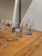 Mooie texels, bombay saphire, duvel en martini glazen, Ophalen of Verzenden, Zo goed als nieuw, Bierglas